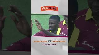 West Indies vs Bangladesh ODI | Abu Dhabi ODI Series | Watch Live on FanCode