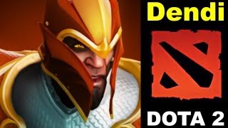 Na'Vi Dendi Dragon Knight Dota 2 gameplay