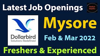 mysore jobs | mysore job vacancy | job vacancy in mysore | jobs in mysore |Karnataka| Feb \u0026 Mar 2022