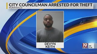 Huntsville City Councilman Arrested on Theft Charge