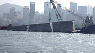 高清香港情之：維多利亞海港沉船事故 A Sinking Ship in Victoria Habour in Hong Kong