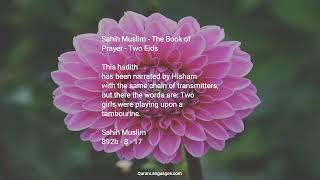 Sahih Muslim — 8 — The Book of Prayer — Two Eids