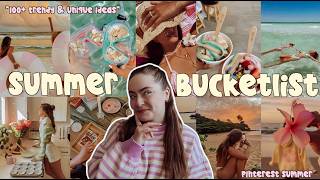 100+ SUMMER BUCKET LIST IDEAS 2026 YOU'LL ACTUALLY WANT TO DO 🍓 how to have a pinterest girl summer