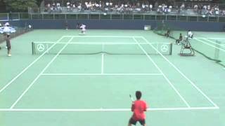 AIG JAPAN OPEN TENNIS CHAMPIONSHIPS 2006 予選 １回戦 杉田祐一 VS George BASTL  vol.2