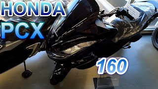 HONDA　PCX160 ポセイドンブラックメタリック