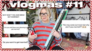 wrapping presents \u0026 answering the question people won't stop asking | VLOGMAS #11