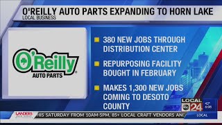 O'Reilly Auto Parts to bring distribution center to Horn Lake, creating 380 jobs