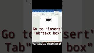 How To Insert Text Box Microsoft Word