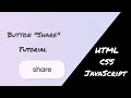 Build a Share Button in HTML, CSS, & JavaScript! | Tutorial for Beginners! #html #css #javascript