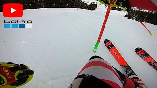 GoPro Slalom Training (Turny and Icy!)