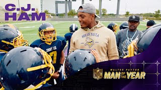 Minnesota Vikings Nominate C.J. Ham for 2024 Walter Payton Man of the Year Award