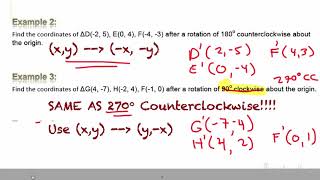 Geometry – 8.3 Rotations