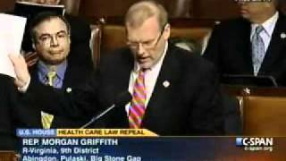 Congressman Morgan Griffith Speaks on Repeal of Obamacare