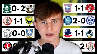 TOP 6 RACE OPENS UP! BOLTON & PORTSMOUTH DROP BIG POINTS! 😳 | WHAT WE LEARNT FROM GW20 IN LEAGUE ONE