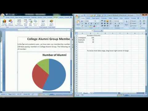 How to Create a Pie Chart in Microsoft Word 2007 How to Create a Pie Chart in Microsoft Word 2007