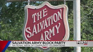 Lufkin celebrates National Salvation Army Week with block party