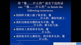 Chinese grammar  像……什么的