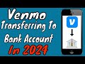 How To Transfer Money TO Bank Account FROM Venmo In 2024