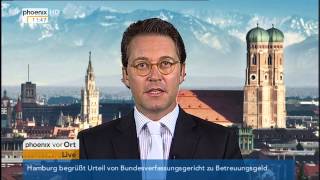 Betreuungsgeld: Andreas Scheuer zum Urteil des Bundesverfassungsgerichts am 21.07.2015