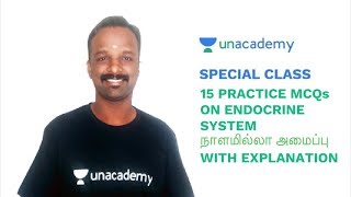 Special Class - 15 Practice MCQs on (நாளமில்லா அமைப்பு) Endocrine Systems - Saravana Kumar