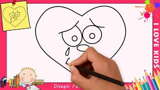 Disegni di cuori FACILI per bambini | Come disegnare un cuore passo per passo 3