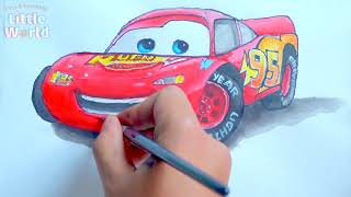 45 MCQUEEN drawing and coloring learn colors Little W