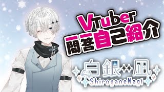 【自己紹介】 Vtuber 一問一答自己紹介 / 白銀 凪 ver . 【 新人Vtuber 】