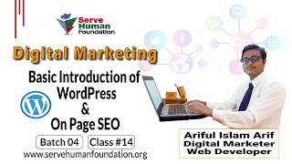 Basic Introduction of WordPress & On-Page SEO For Beginners Freelancing Bangla | Batch 4 | Class #14