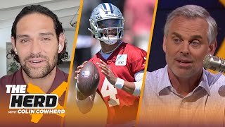Dak throws 3 INTs at Cowboys camp, Manziel watched ‘zero’ film, Jets on Hard Knocks | NFL | THE HERD