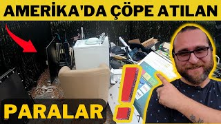 AMERİKA 'DA ÇÖPTEN PARA KAZANMAK ??? | Amerika 'da Çöpe Atılan Eşyalardan Para Kazanma