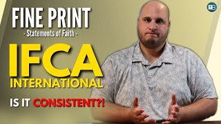 Pastor Analyzes IFCA International Statement of Faith | Fine Print