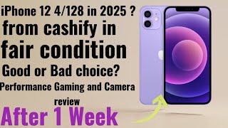 IPHONE 12 In 2025 from Cashify in fair condition good or bad? #iphone #unboxing #gaming #performance