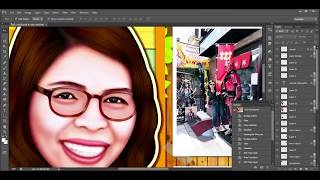 วาดภาพการ์ตูนล้อเลียนด้วย Photoshop ep.2# make caricature from a photo