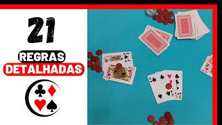 Como Jogar 21 - Jogo de Baralho ♣️♦️♠️♥️