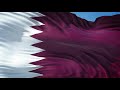 qatar flag 5 minutes loop free 4k stock footage realistic qatari flag wave animation