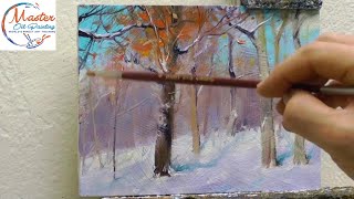 Painting a Winter Wonderland in 11 Minutes