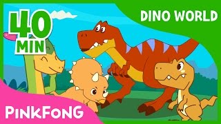 Dino World | T-Rex and more | +Compilation | Dinosaur Musical | Pinkfong Stories for Children