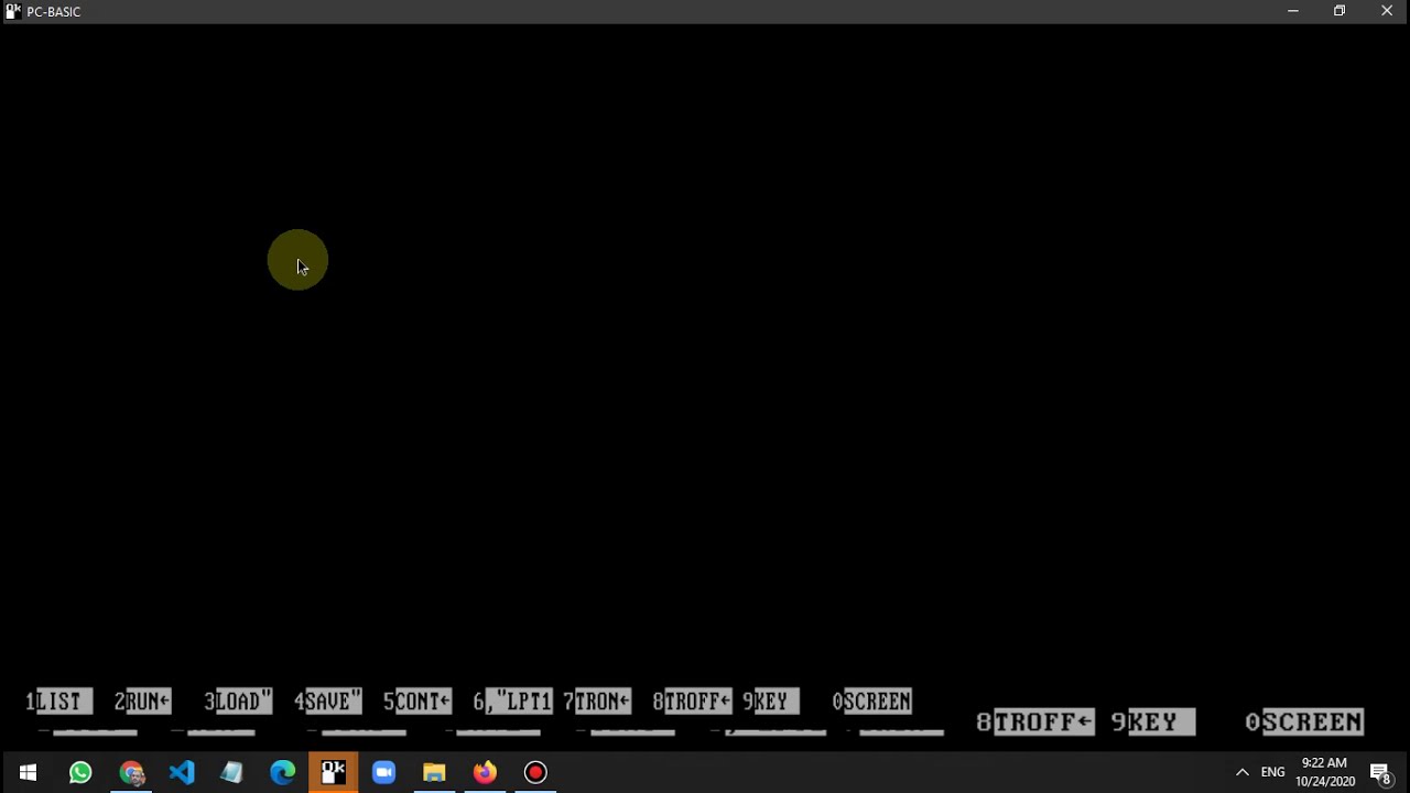 How To Install And Use Gwbasic Youtube