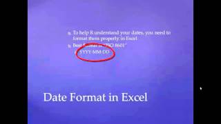 R Tutorial - Working with Dates in R