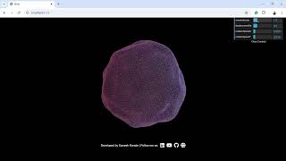 #3 – "Blob Effect – Interactive 3D Animation!" | Three.js | WebGL