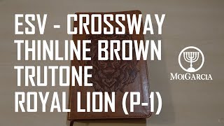 Crossway ESV Thinline Truetone - Royal Lion - Red Letter