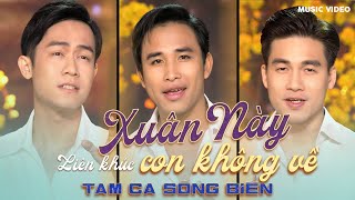 Liên khúc XUÂN NÀY CON KHÔNG VỀ | TAM CA SÓNG BIỂN - THOẠI NHÂN - TRỌNG HẢI - TIẾN VƯƠNG