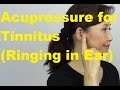 Acupressure Points for Tinnitus