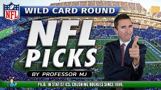 NFL WILD CARD ROUND PICKS | YOUR BETS FOR EVERY GAME THIS WEEKEND! (Phd in Statistics) #nflpicks