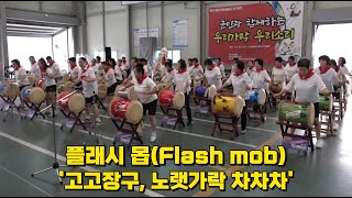 #플래시몹(Flash mob)_고고장구 아리랑, 노랫가락 차차차 #2024청도전통예술단정기공연 \