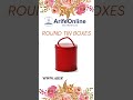 Round Tin Boxes #arifeonline #decorating #bakingsupplies #arifelamouldeofficial #shorts