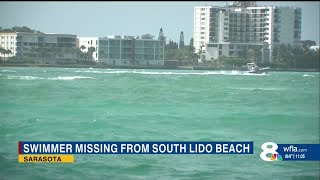 Sarasota police suspend search for missing swimmer