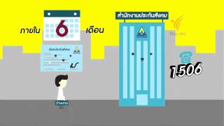 Infographic 37.5 The Stories : สิทธิประกันสังคมสำหรับผู้ว่างงาน (7 มิ.ย. 57)