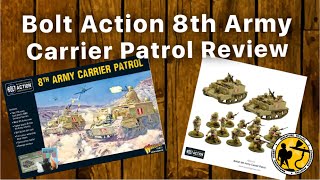 Warlord Games Bolt Action 8th Army Carrier Patrol Review