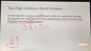 Addition Word Problems using CUBES Strategy
